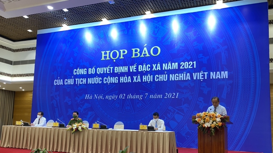 Công bố quyết định về đặc xá dịp Quốc khánh năm 2021